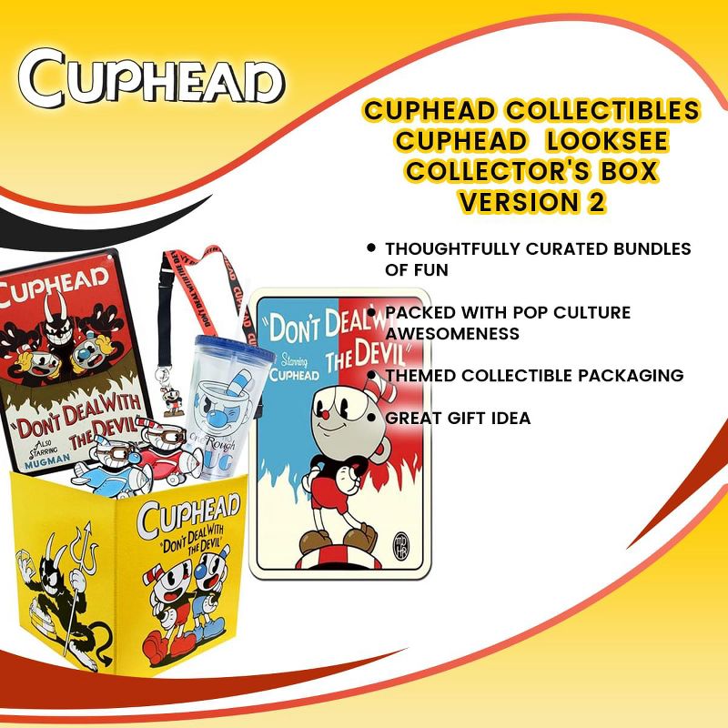 Toynk Cuphead Collectibles | Cuphead Looksee Collector's Box Version 2