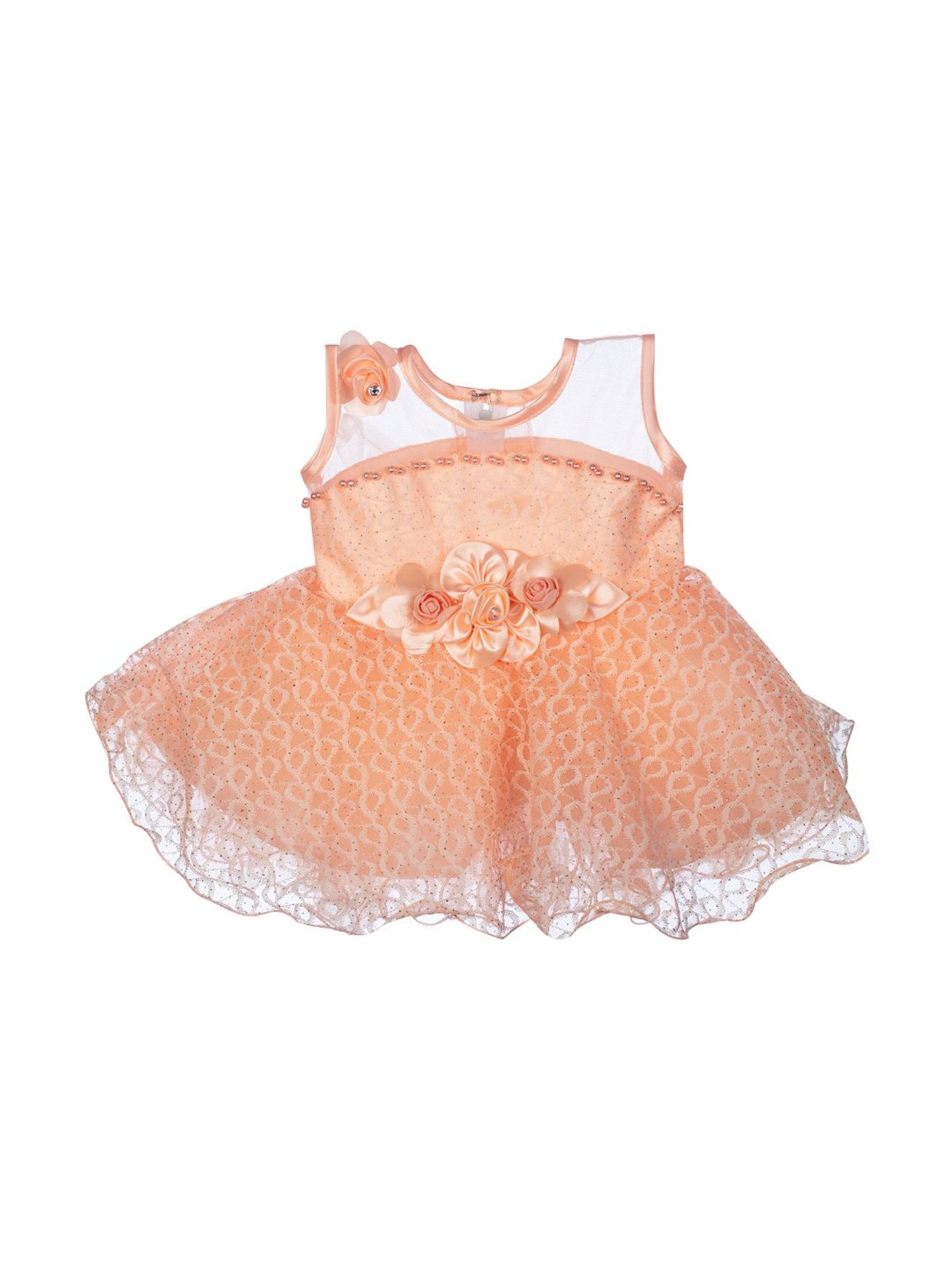 Pink Chick Kids Navy Solid Party Gowns