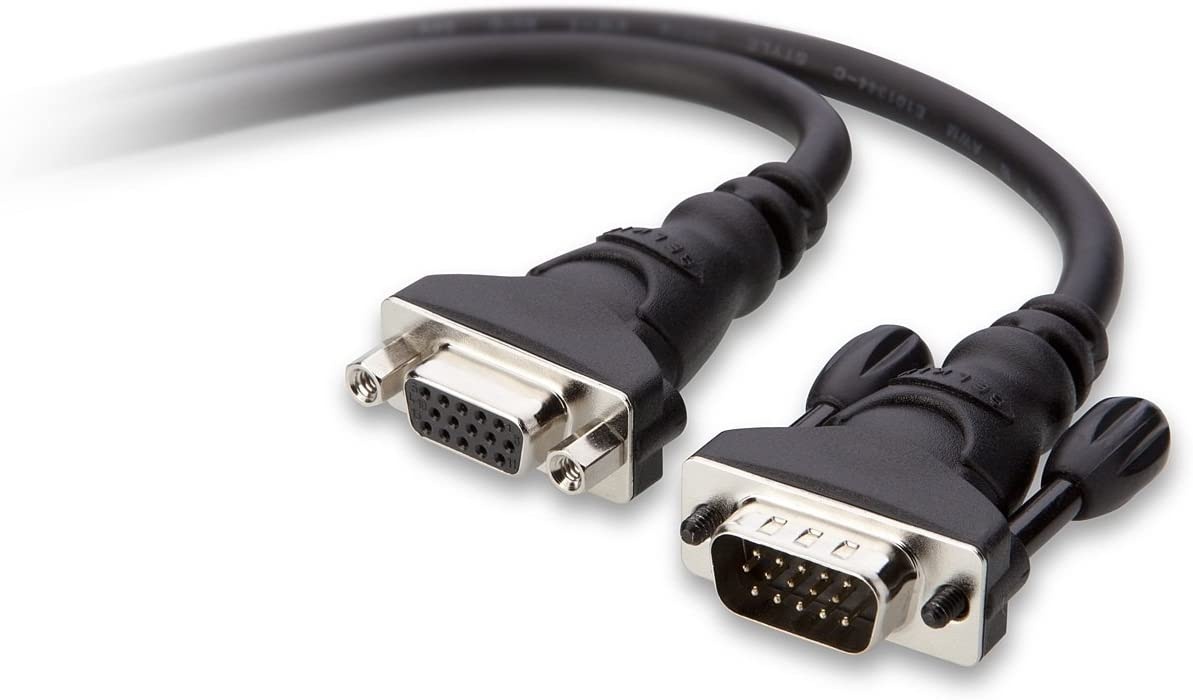 Belkin HDDB15M to HDDB15F VGA Monitor Extension Cable-25 feet