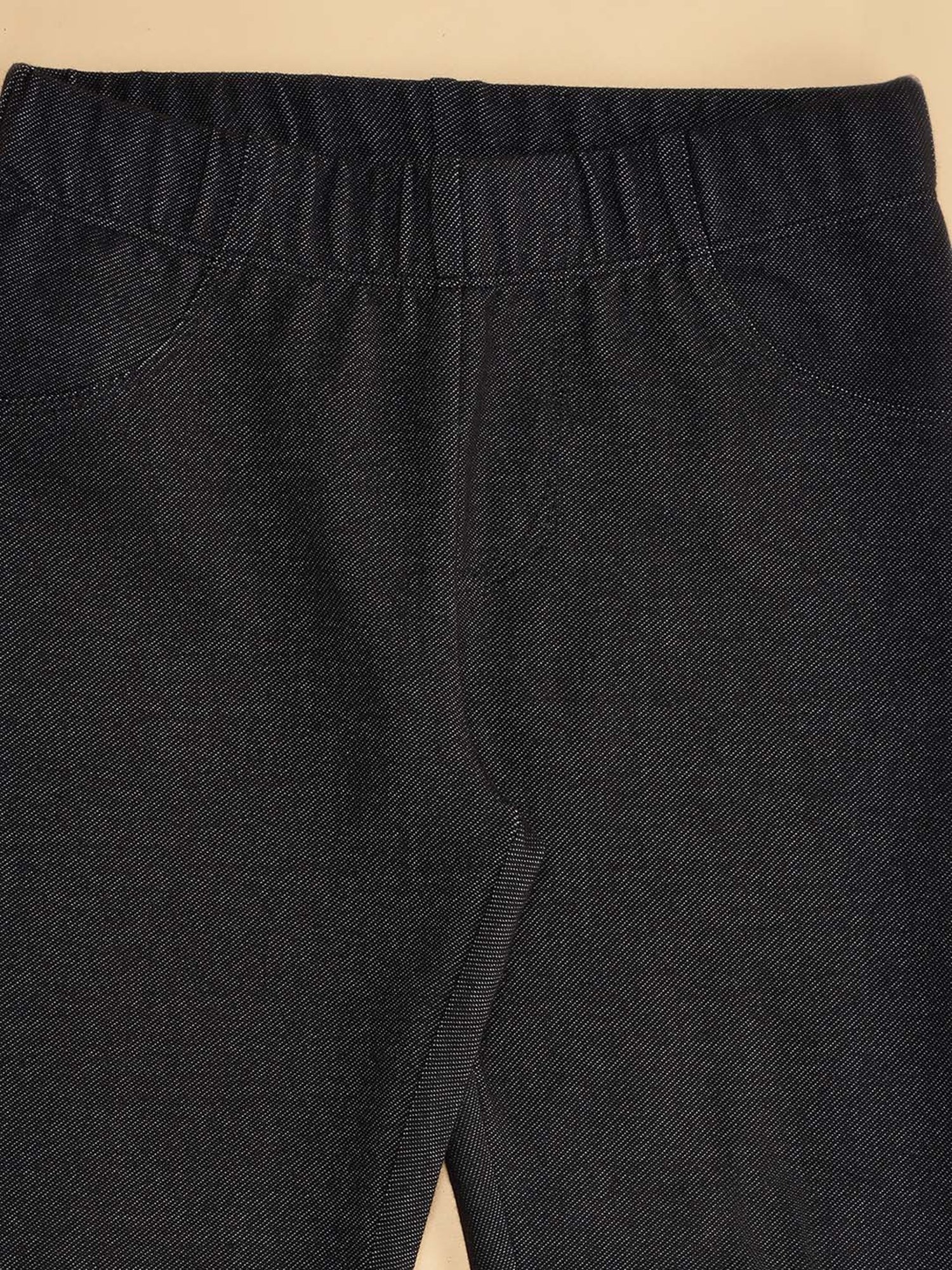 Pantaloons Junior Black Slim Fit Jeggings