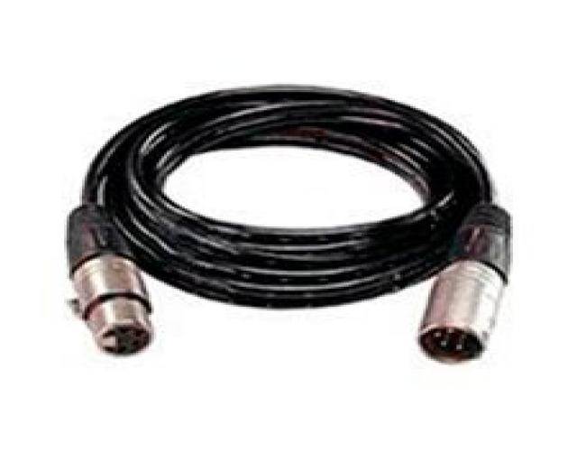 bescor 4 pin xlr power cable female to male 5 ftby bescor
