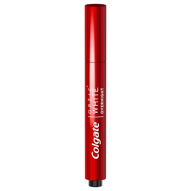 Colgate Optic White Overnight Teeth Whitening Pen with 3% Hydrogen Peroxide Gel Treatment - 0.08 fl oz