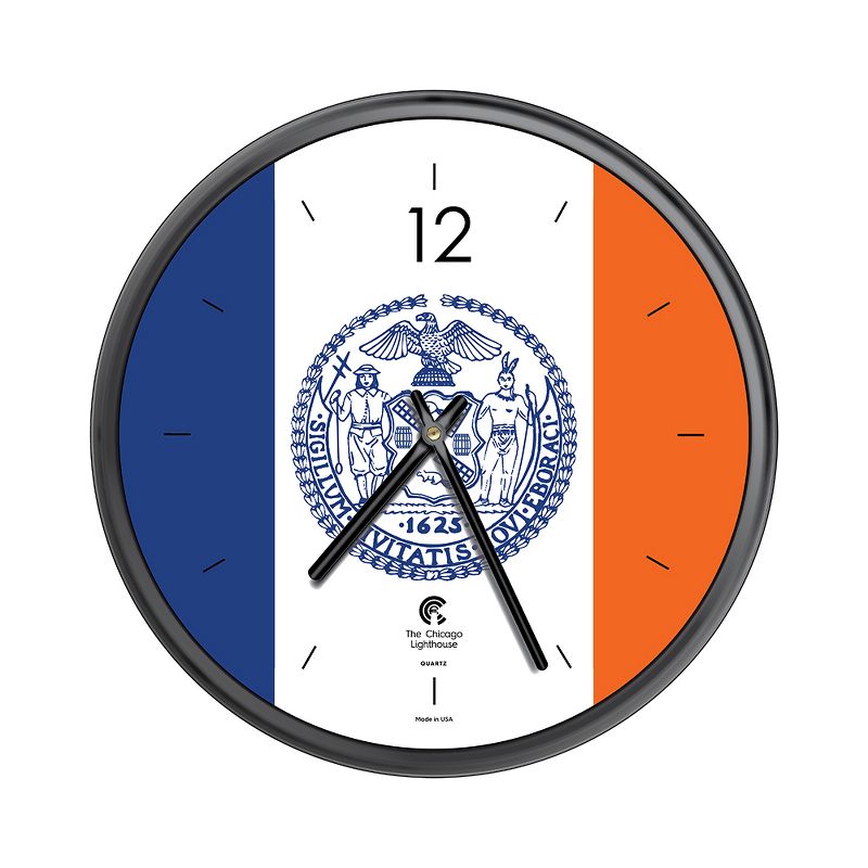 20" Metal Cut Out Roman Numeral Wall Clock Black - Patton Wall Decor