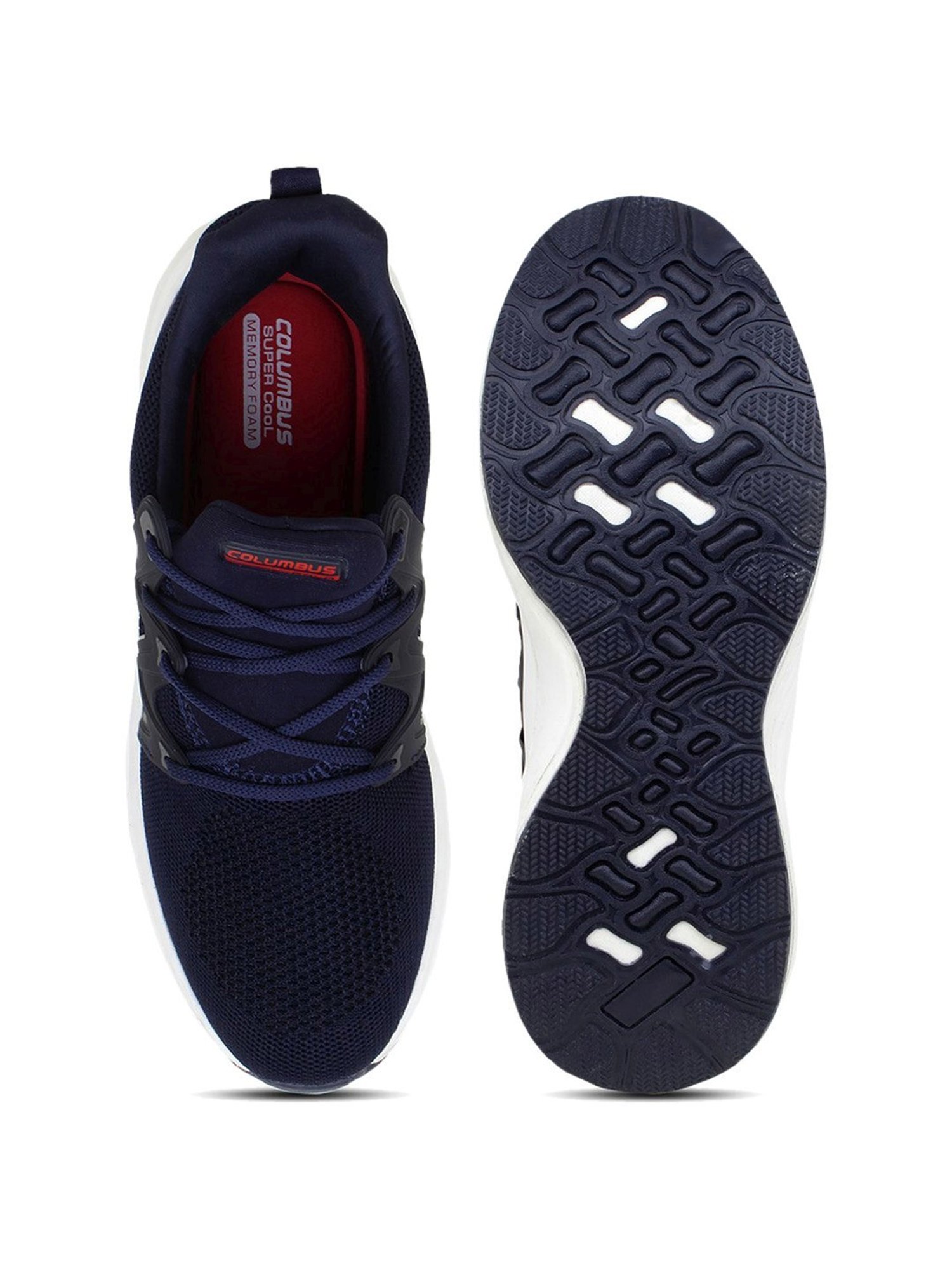 Columbus Men's Navy Running Shoes