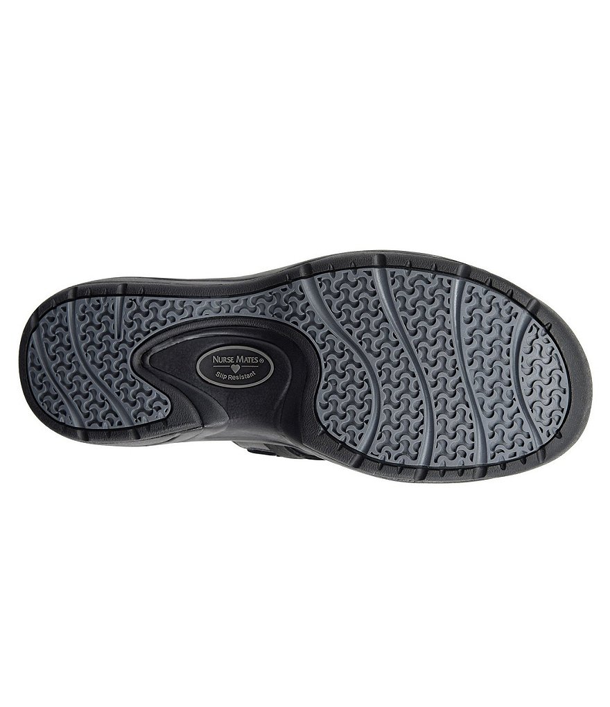 Nurse Mates Ceri Buckle Detail Leather Slip-Ons