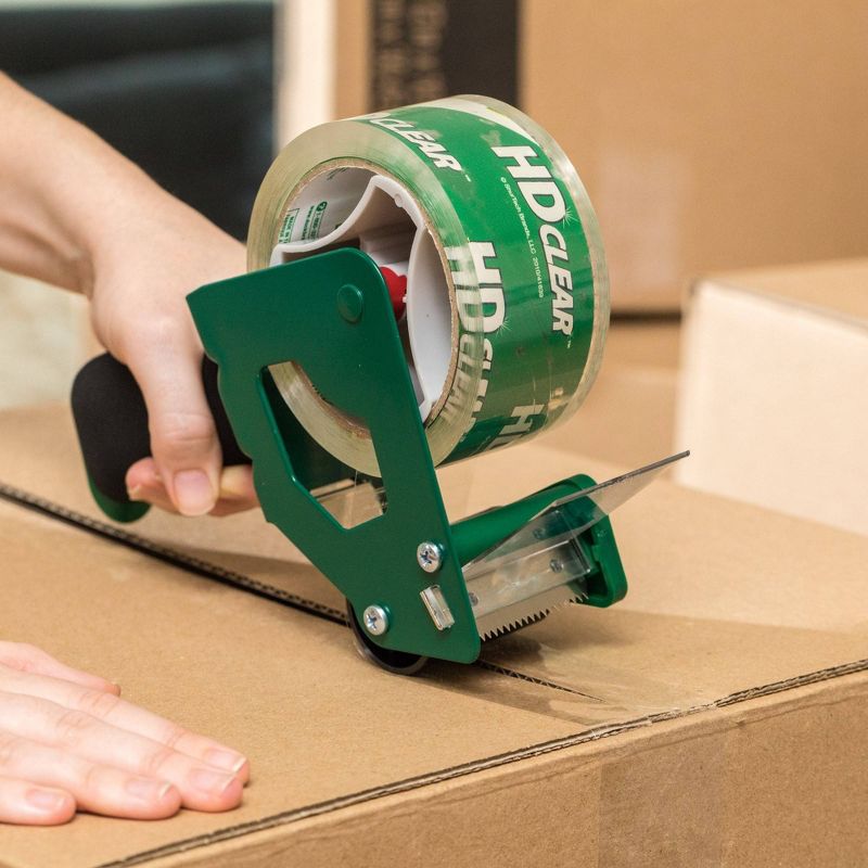 Duck 1.88" x 50yd HD Clear Packaging Tape with Dispenser