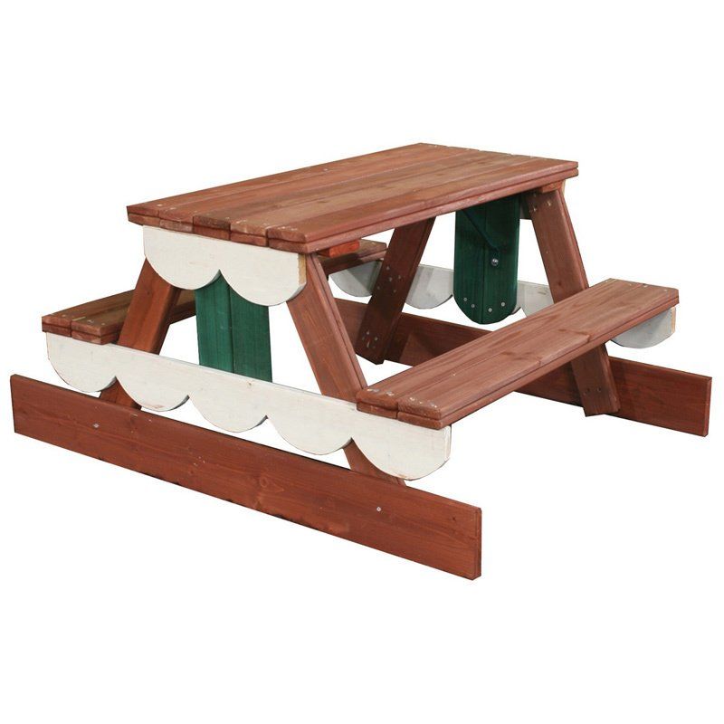 Swing-N-Slide Wooden Picnic Table