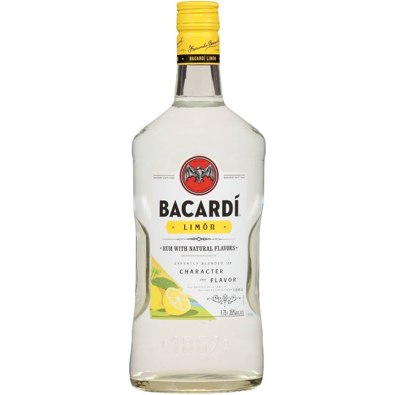 Bacardi Limon Citrus Flavored Rum - 1.75L Bottle