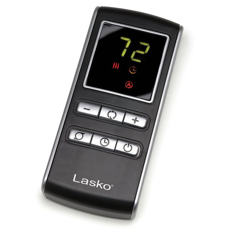 Lasko 5586 Portable 1500 W Room Oscillating Ceramic Tower Space Heater with Remote, Adjustable Thermostat, Digital Controls, and 8 Hour Timer (2 Pack)