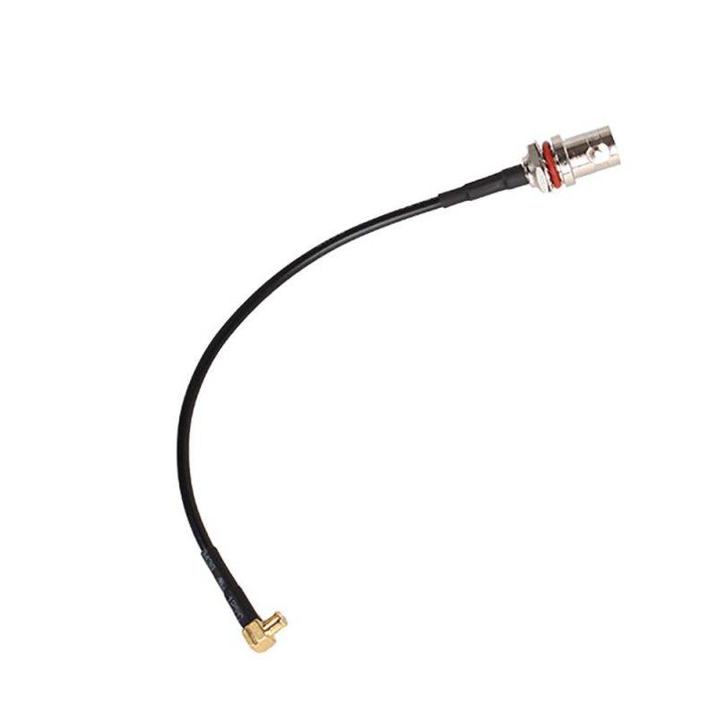 BQLZR 5x BNC Female to MMCX Plug Male Right Angle Adapter RG174 Cable for Wi-Fi WLAN