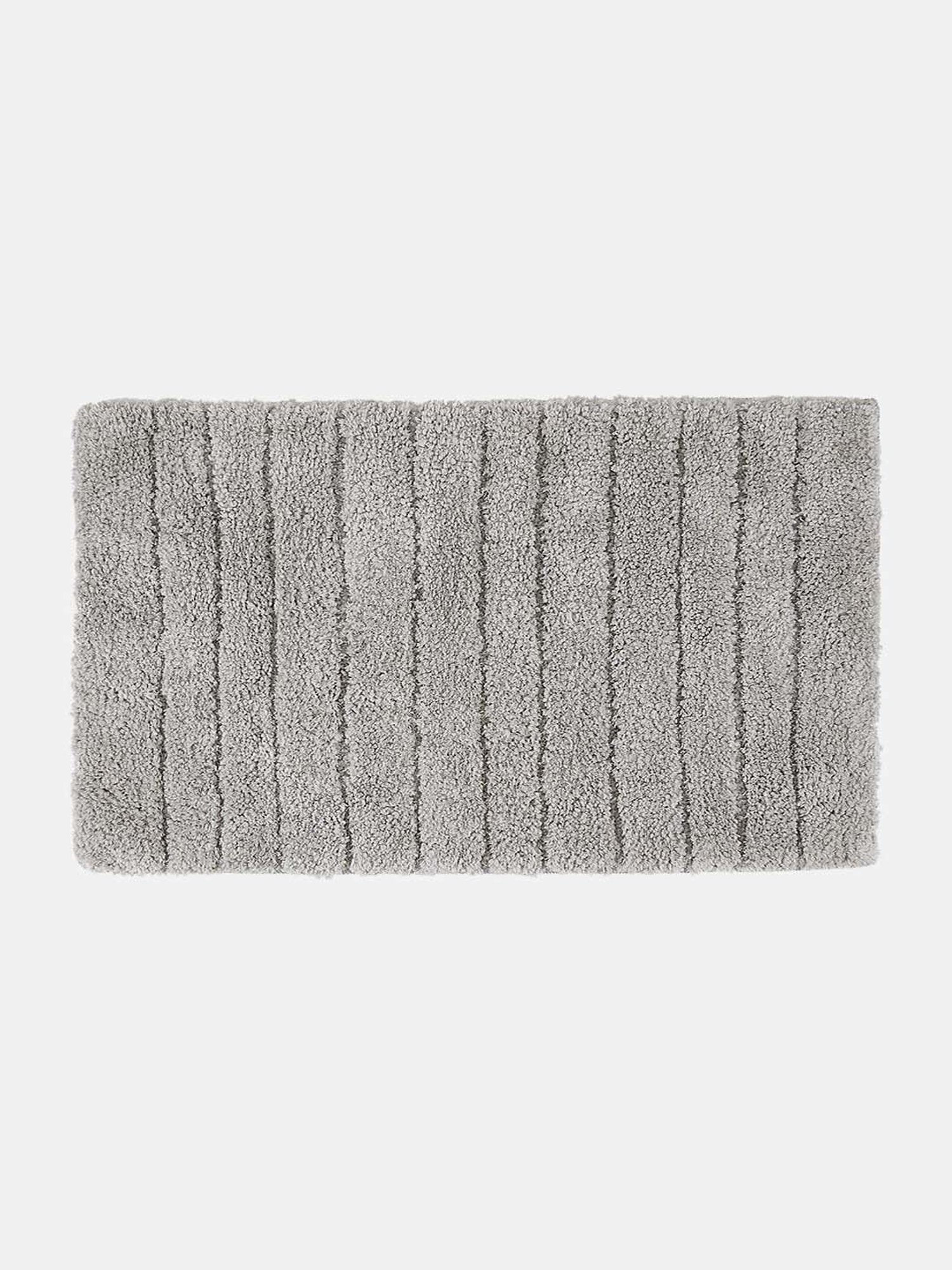 Living Scapes by Pantaloons Grey Polyester 1600 GSM Bath Mat
