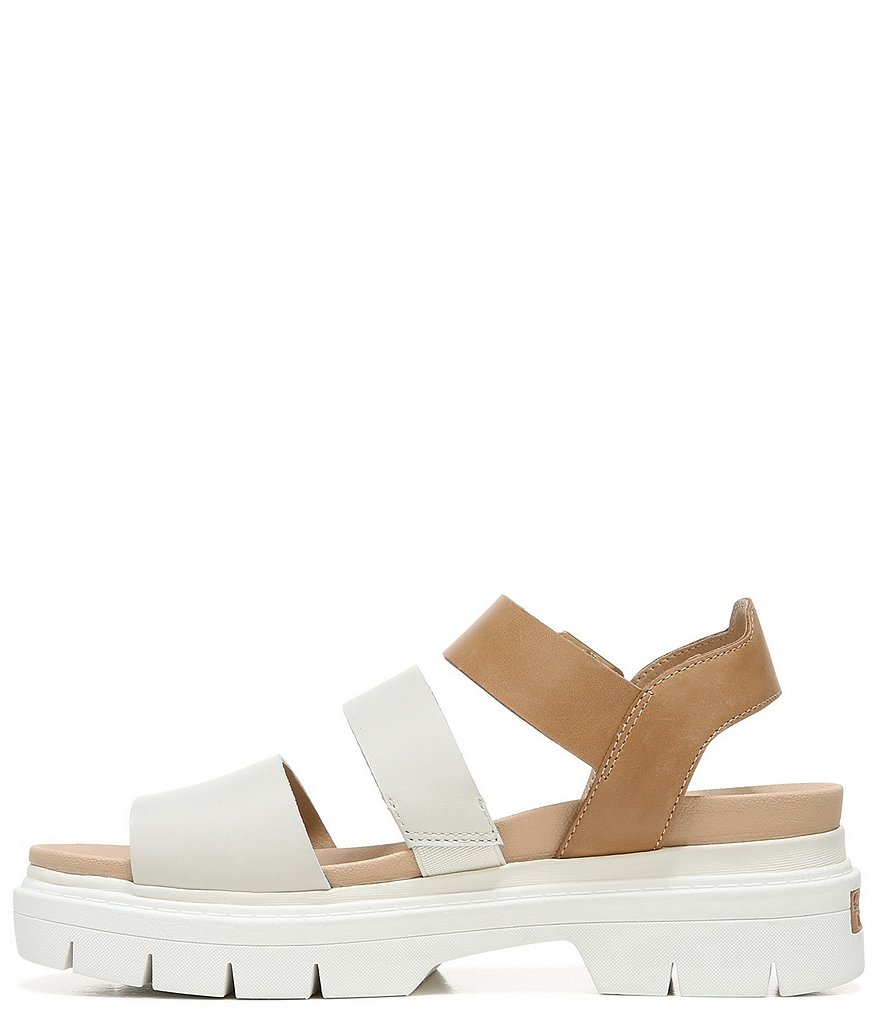 Original Collection by Dr. Scholl's Trekkie Leather Platform Sandals