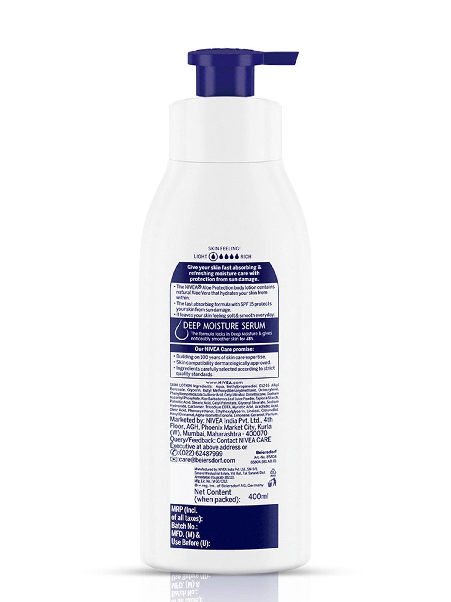 Nivea SPF 15 Body Lotion for Men & Women - 200 ml