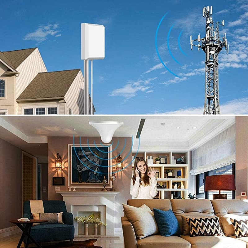 LTE ATT TMobile 65dB 700MHz Cell Phone Signal Booster for Home and Office Band 1217 FDD LTE Mobile Phone Signal Amplifier Including 45 Feet RG58 Cable Repeater Full Kit