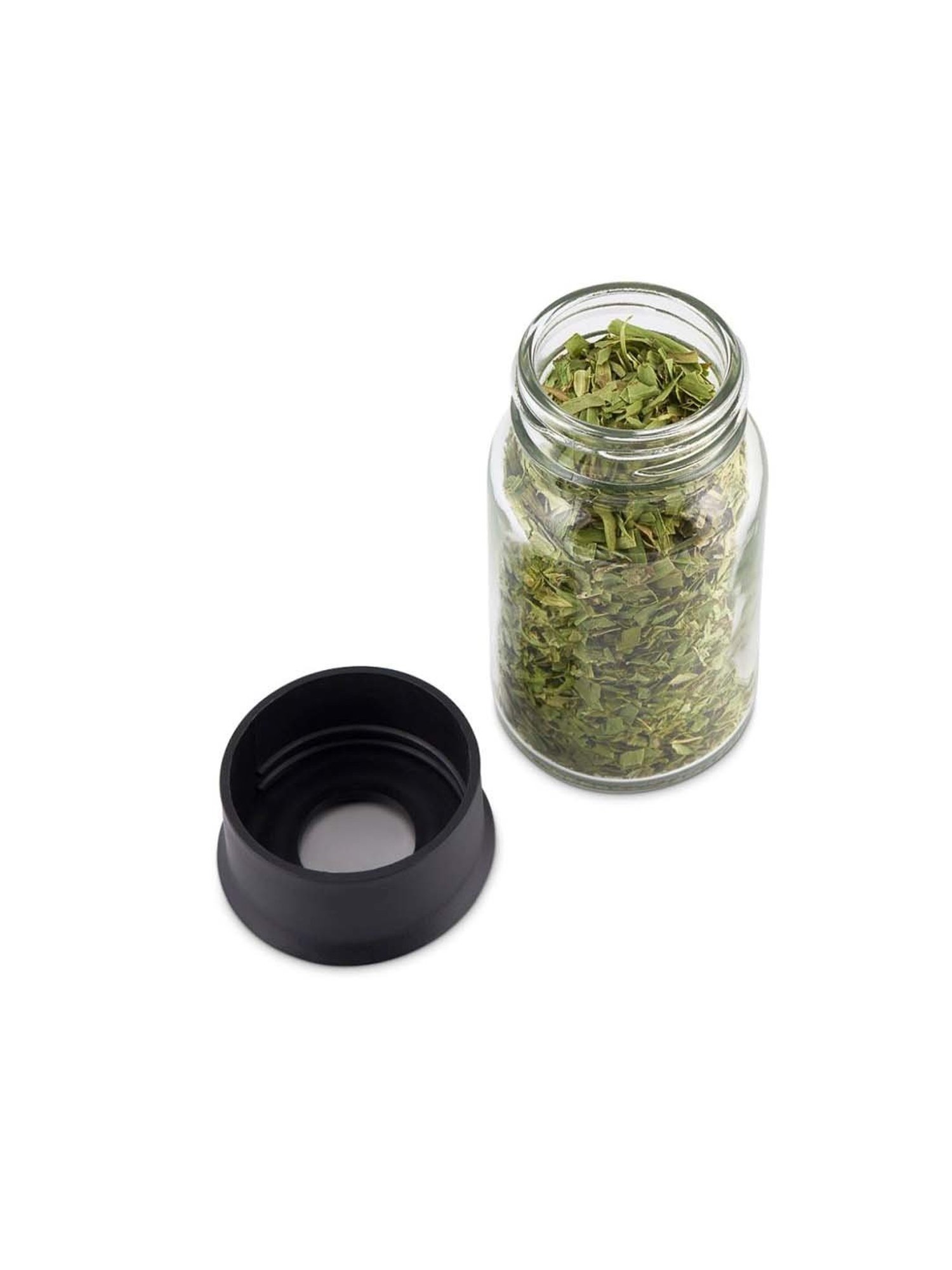 COLE & MASON Black Plastic 16-In-1 Herb & Spices Carousel