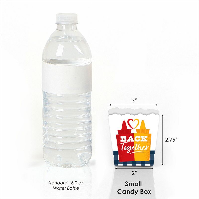 Big Dot of Happiness Missed You BBQ - Party Mini Favor Boxes - Backyard Summer Picnic Party Treat Candy Boxes - Set of 12