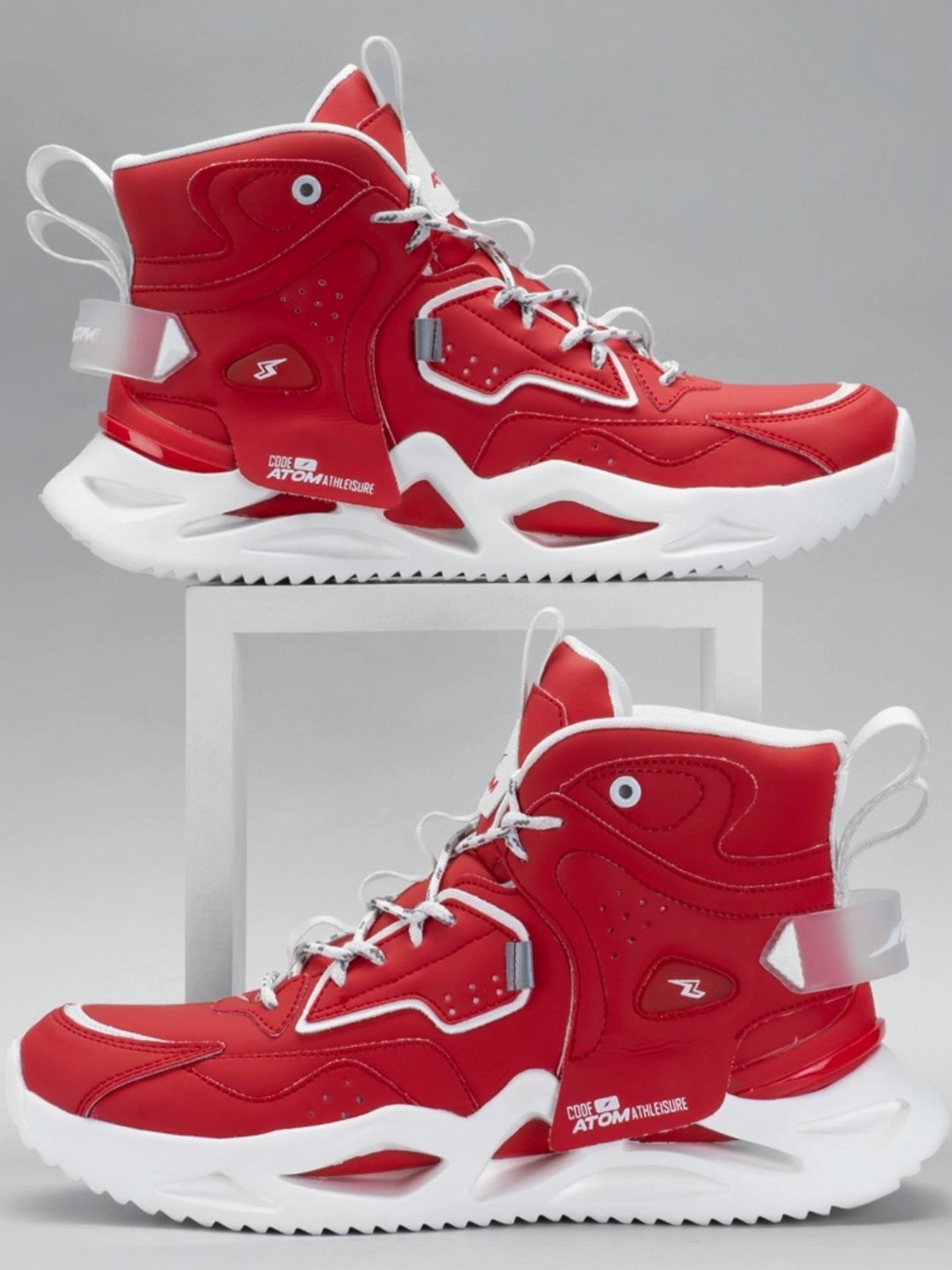 Atom Men's Chroma Kick Red Running Shoes