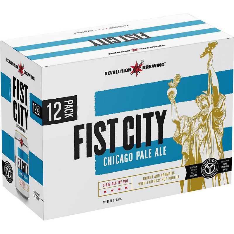 Revolution Fist City Chicago Pale Ale Beer - 12pk/12 fl oz Cans