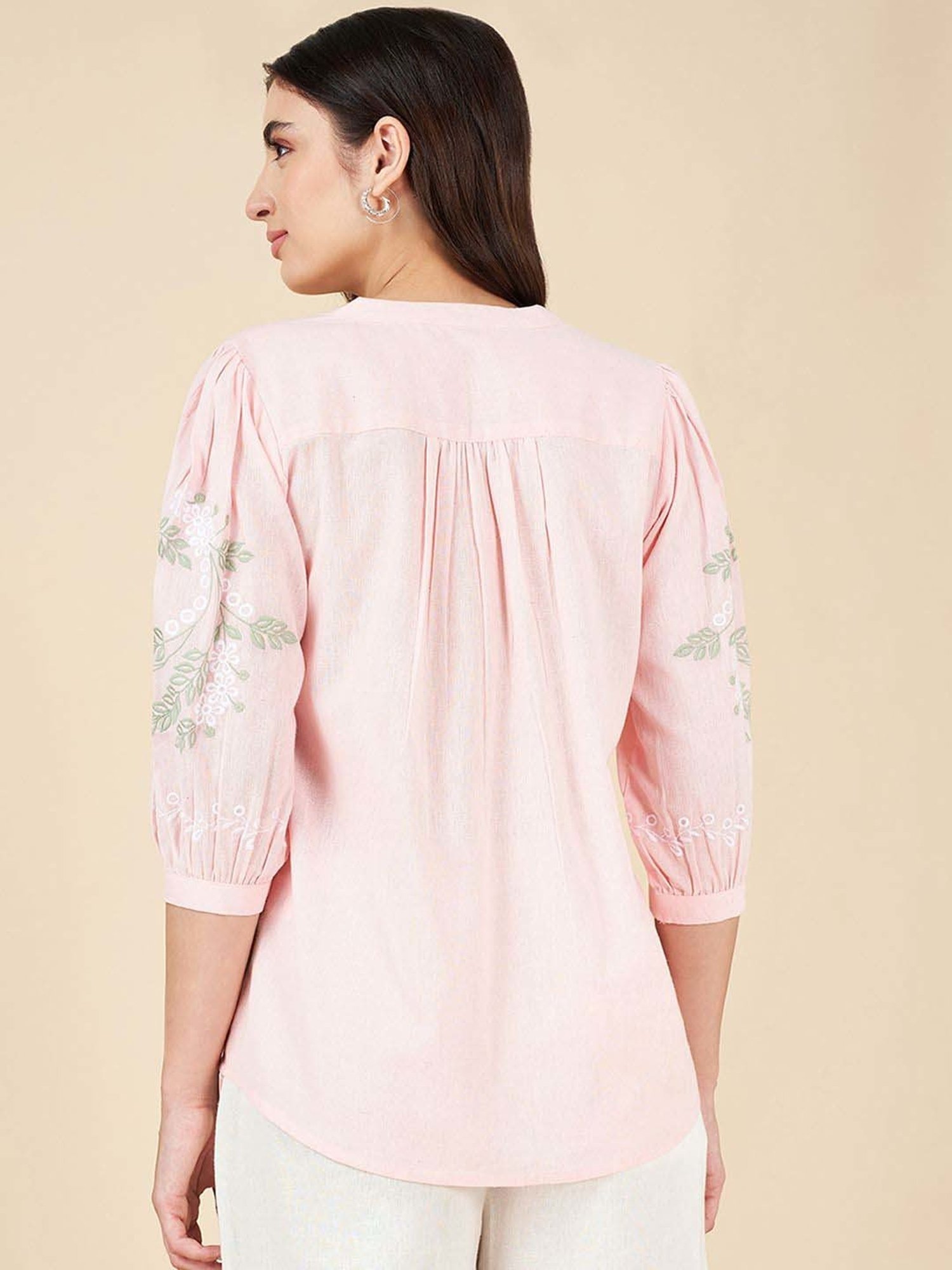 Akkriti by Pantaloons Pink Printed Tunic
