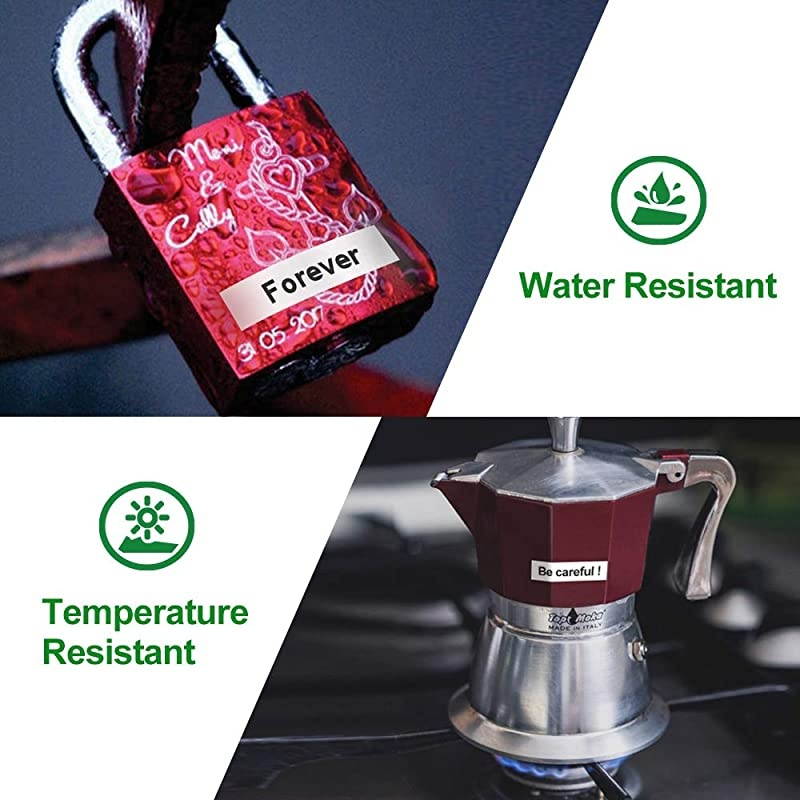 Compatible Labels Replacement for Brother TZe-231 TZ-231 P-Touch Maker Tape 12mm 0.47 Inch Laminated White for PT-D210 PT-H110 PT-D400 PT-D600 PT-1290 PT-1280 PT-H100, 10 Pack