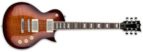 ESP LTD EC-256FM Electric Guitar (Dark Brown Sunburst)