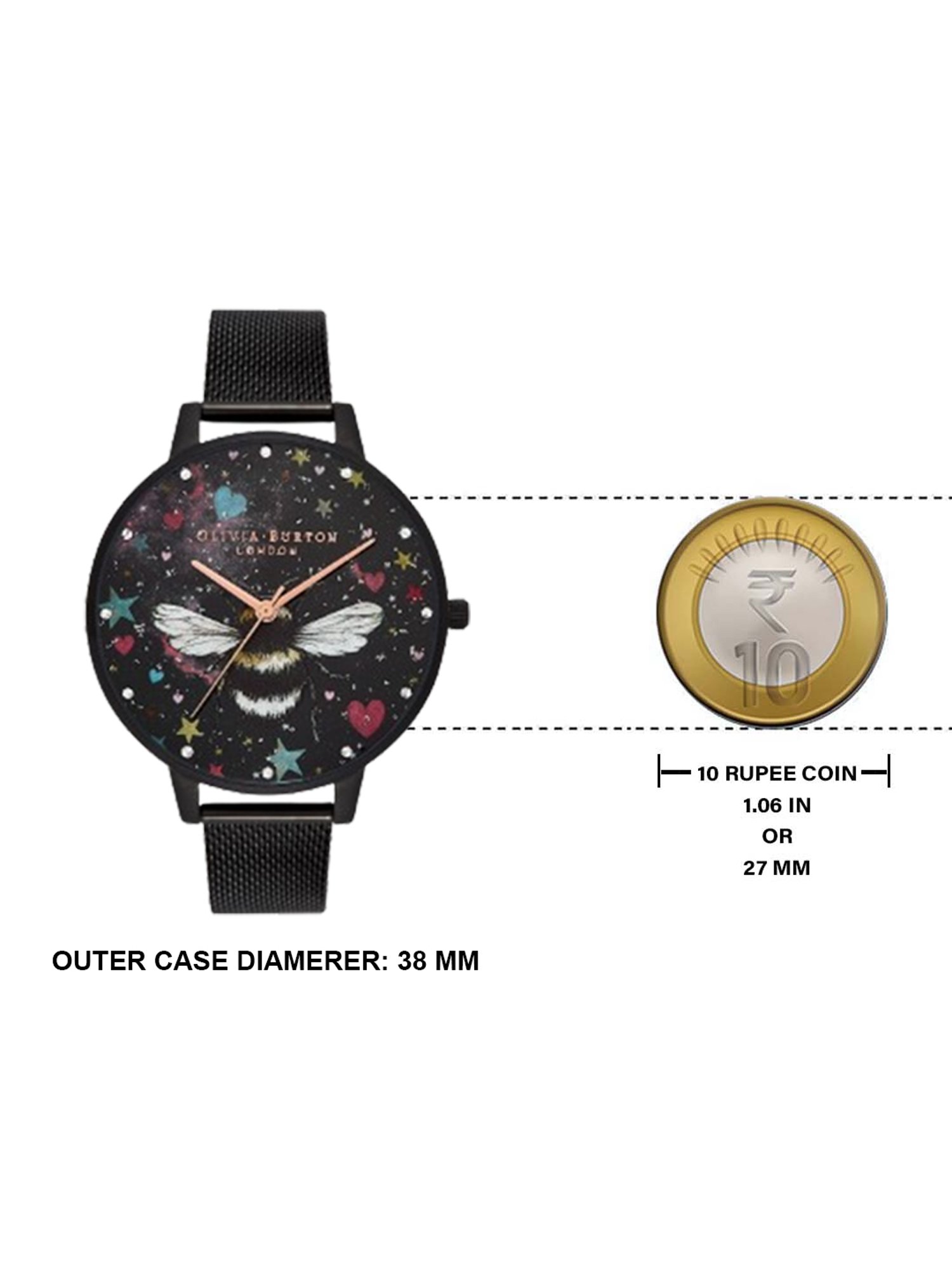 Olivia Burton OB16WG87 Night Garden Analog Watch for Women