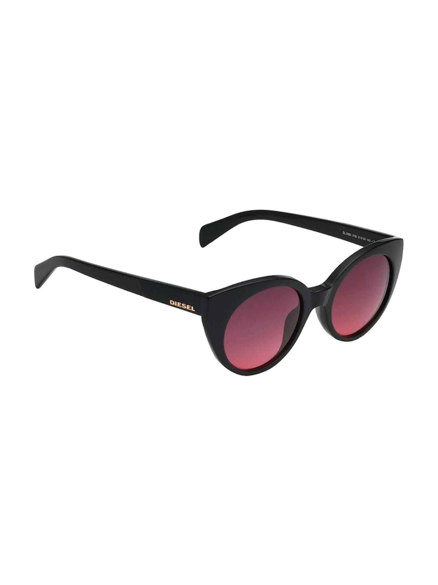 DIESEL Purple Cat Eye UV Protection Sunglasses Women