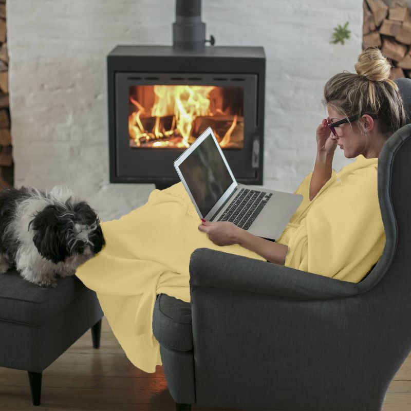 3pk 60"x50" Fleece Throw Blanket - Yorkshire Home