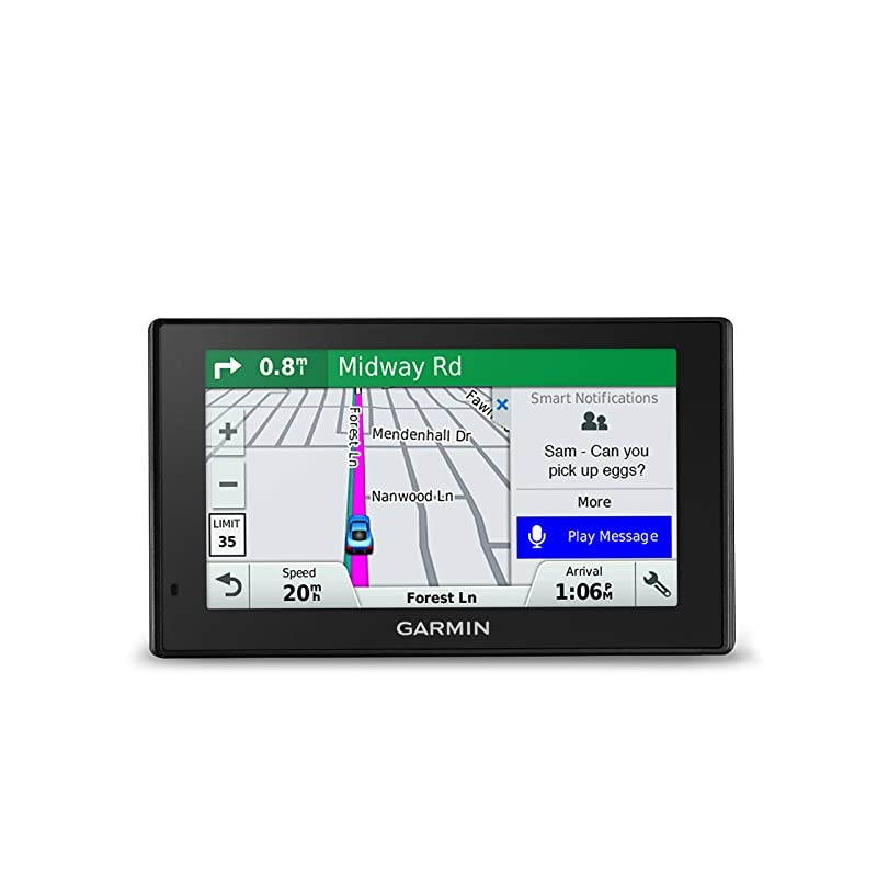 DriveSmart 51 NA LMT-S with Lifetime Maps/Traffic, Live Parking, Bluetooth,WiFi, Smart Notifications, Voice Activation, Driver Alerts, TripAdvisor, Foursquare & Portable Friction Mount, 5"