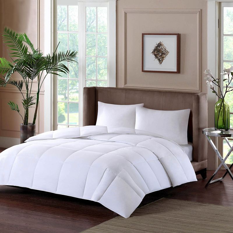 Microfiber Down Comforter (King) White - Kathy Ireland