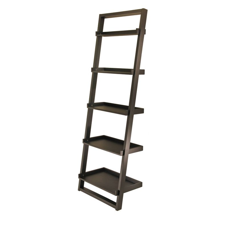 74.65" Bailey Leaning Shelf Black Finish - Winsome