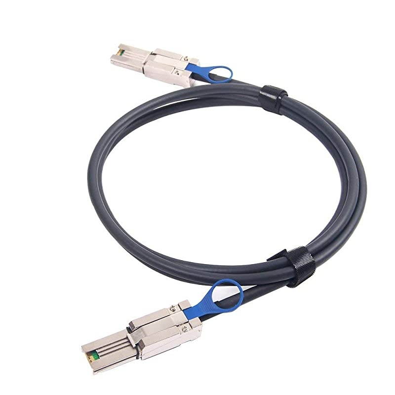 External Mini SAS SFF8088 to SFF8088 Cable 100Ohm 1m33ft