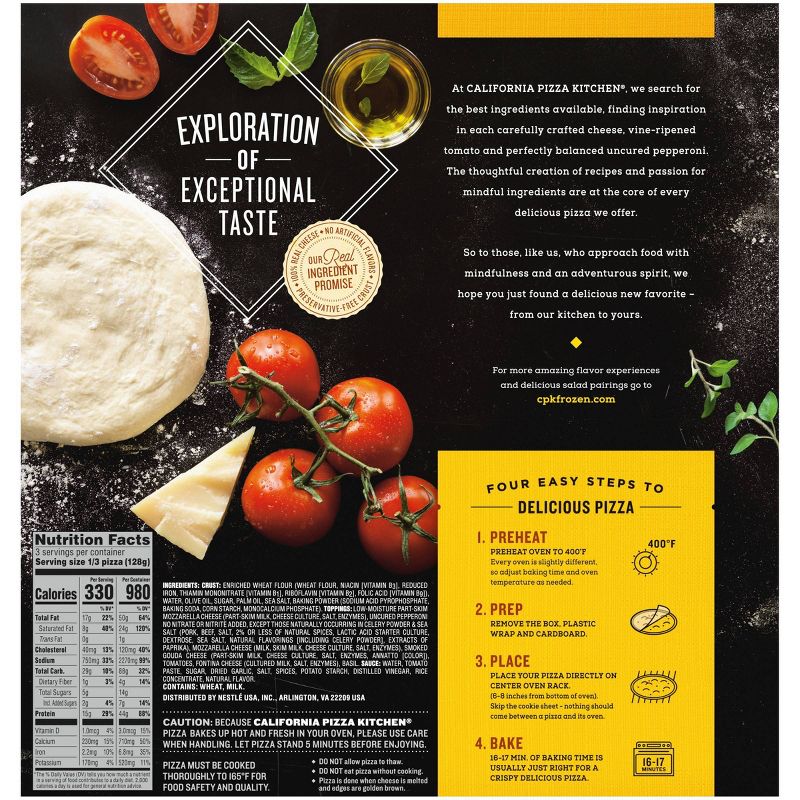 California Pizza Kitchen Crispy Thin Crust Signature Pepperoni Frozen Pizza - 13.6oz