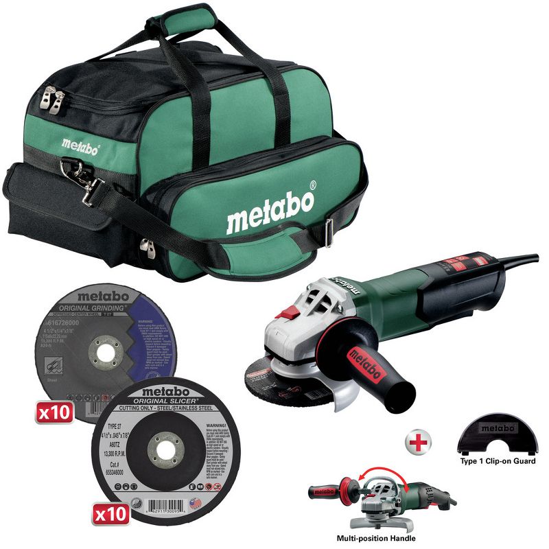 Metabo US3001 4-1/2 in. Safety Starter System - Slicers and Grinding Wheels
