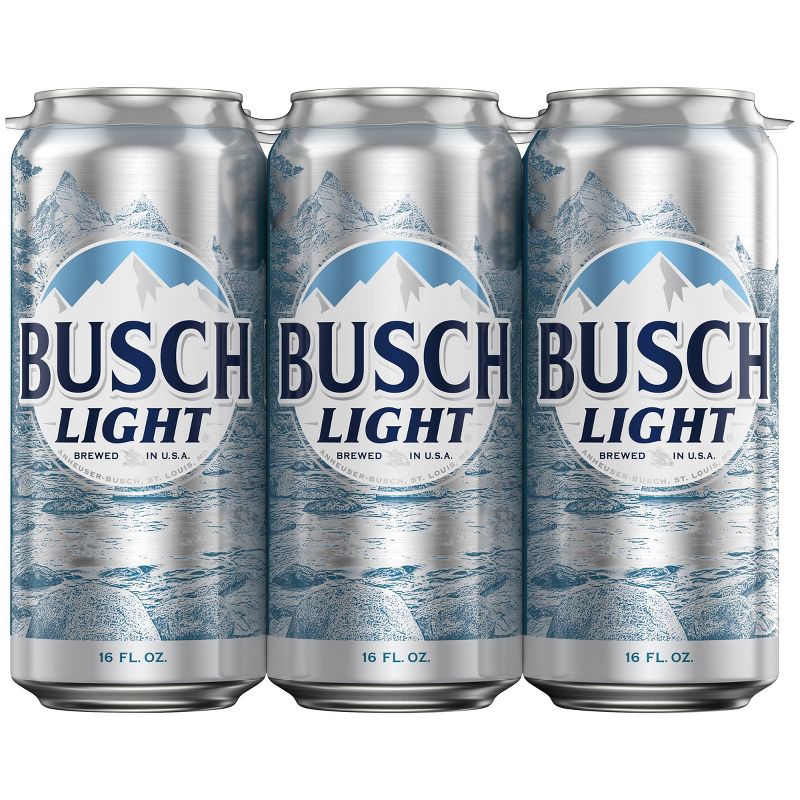 Busch Light Beer - 6pk/16 fl oz Cans