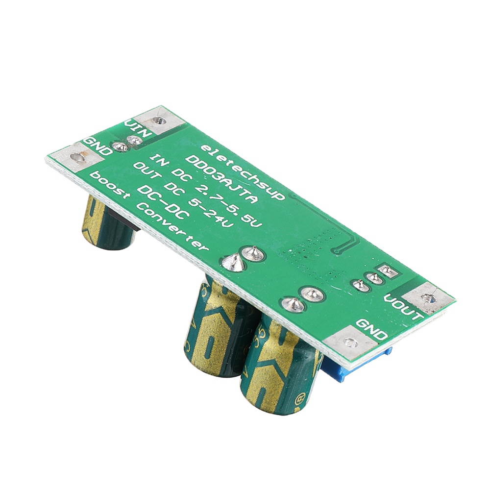 3pcs 30W DC 3V 3.3V 3.7V to 5V 6V 7.5V 9V 10V 12V 14.8V 24V Step Up Module Boost Converter Board for 18650 Lithium Battery DD03AJTA