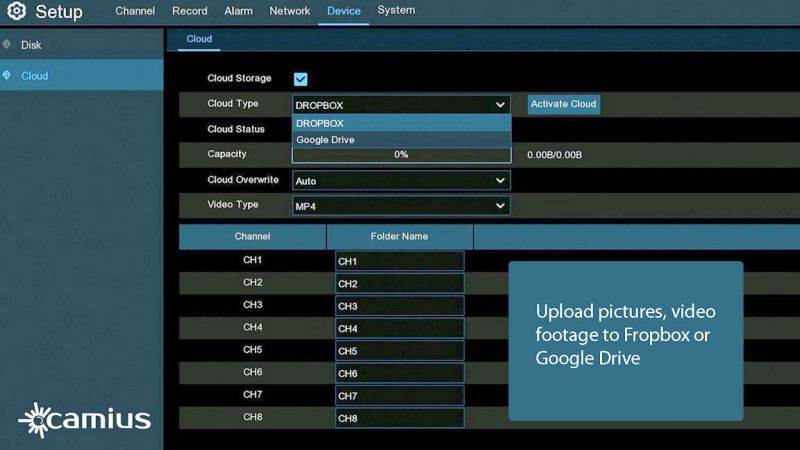 Camius 4K 8 Channel NVR security system with 3TB Hard drive, 2 PoE Wired 5MP Outdoor Audio Video Bullet Cameras - 3.6mm Len, 2592 x 1944, Night Vision - expandable to 8 IP cameras