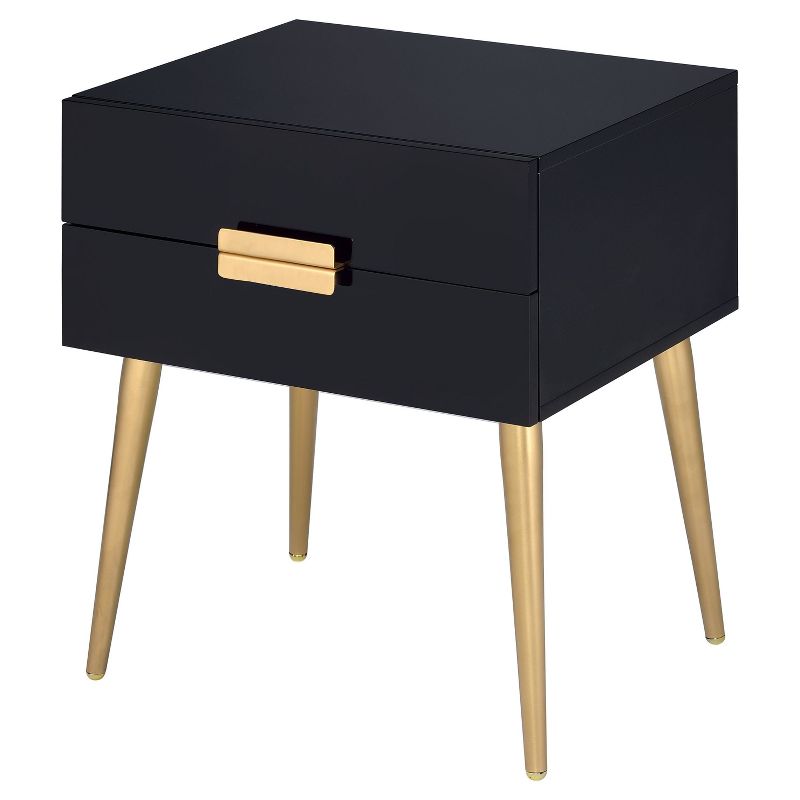 End Table Black Gold - Acme Furniture