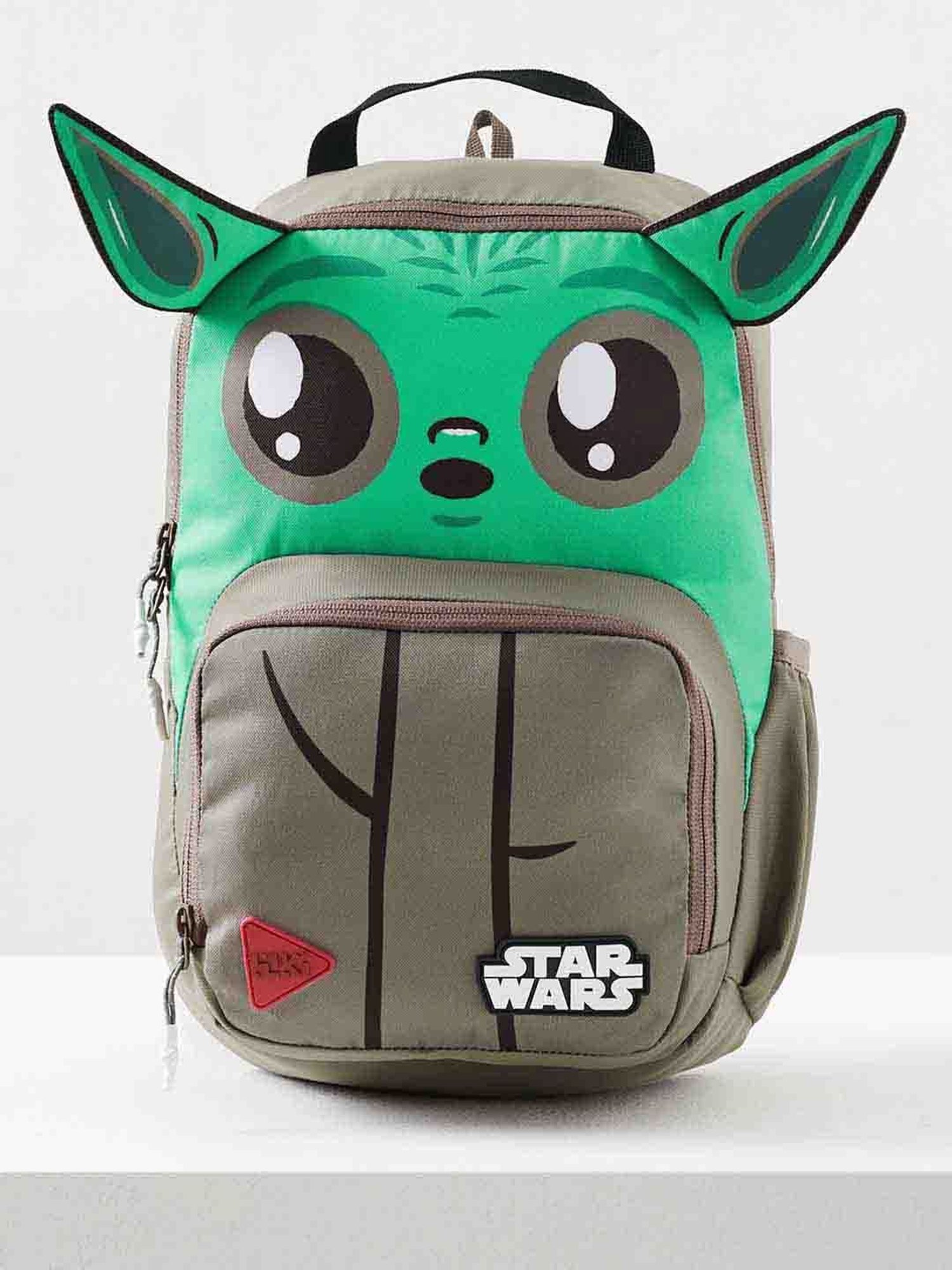 Wiki Back to School Champ 1 Beige & Green Polyester Printed Backpack - 11 Ltrs