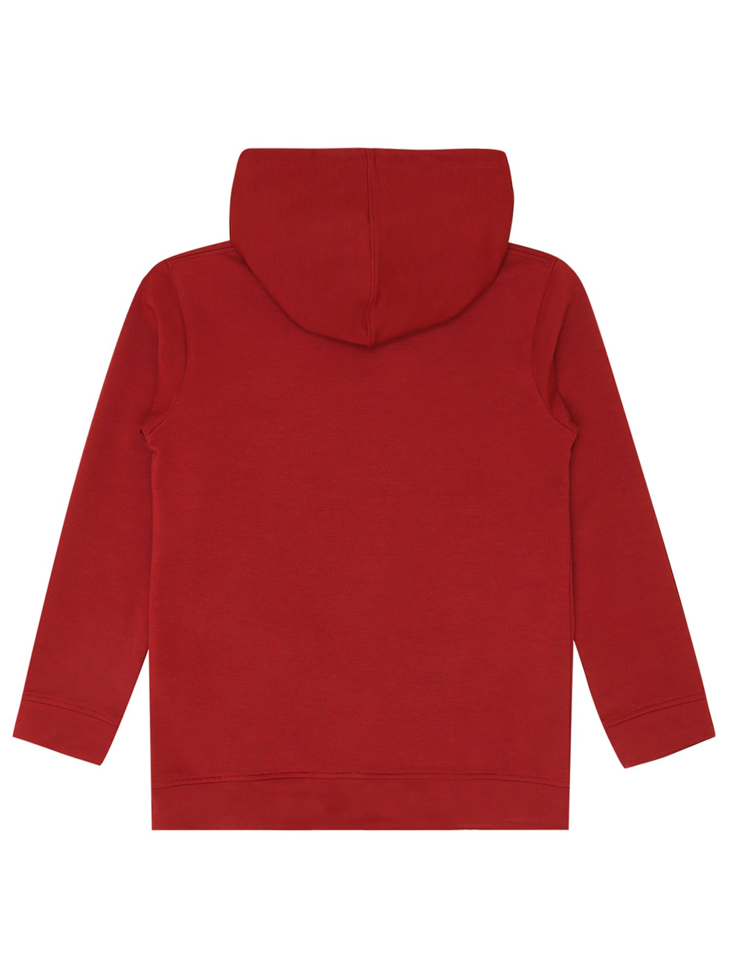 Cavio Kids Maroon Printed Full Sleeves T-Shirt