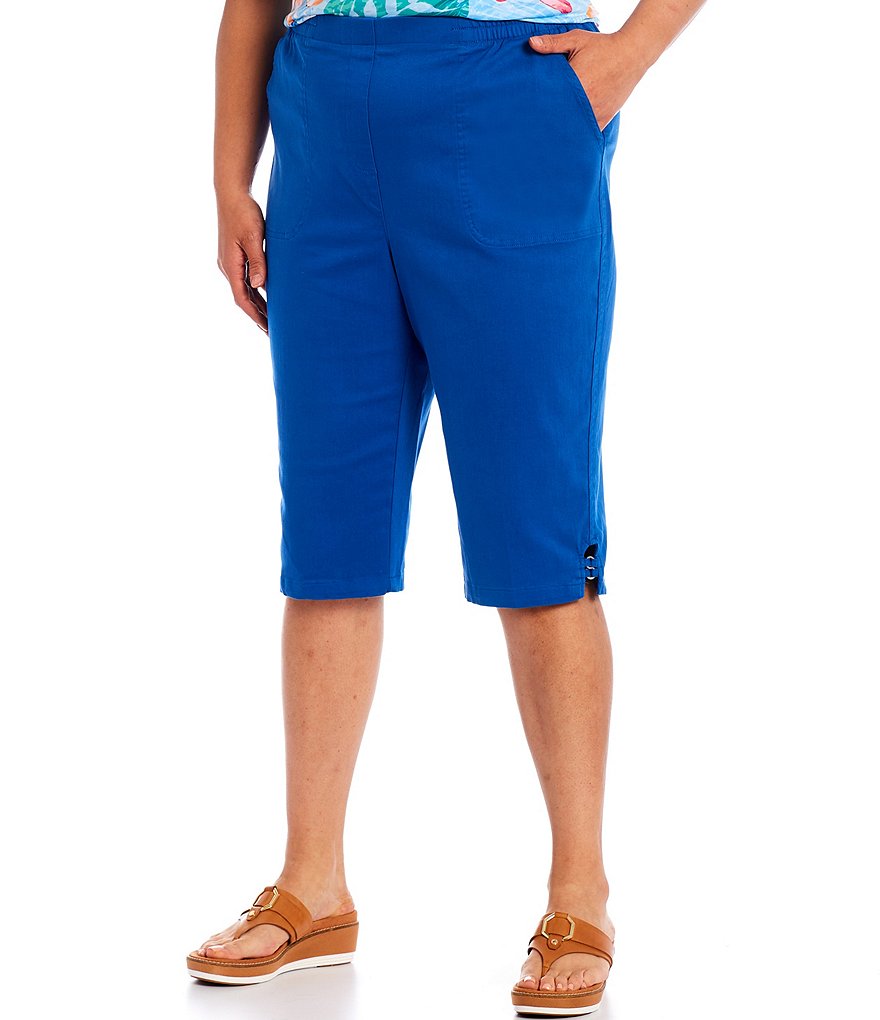 Vince Camuto Plus Size Tencel Drawstring Shorts