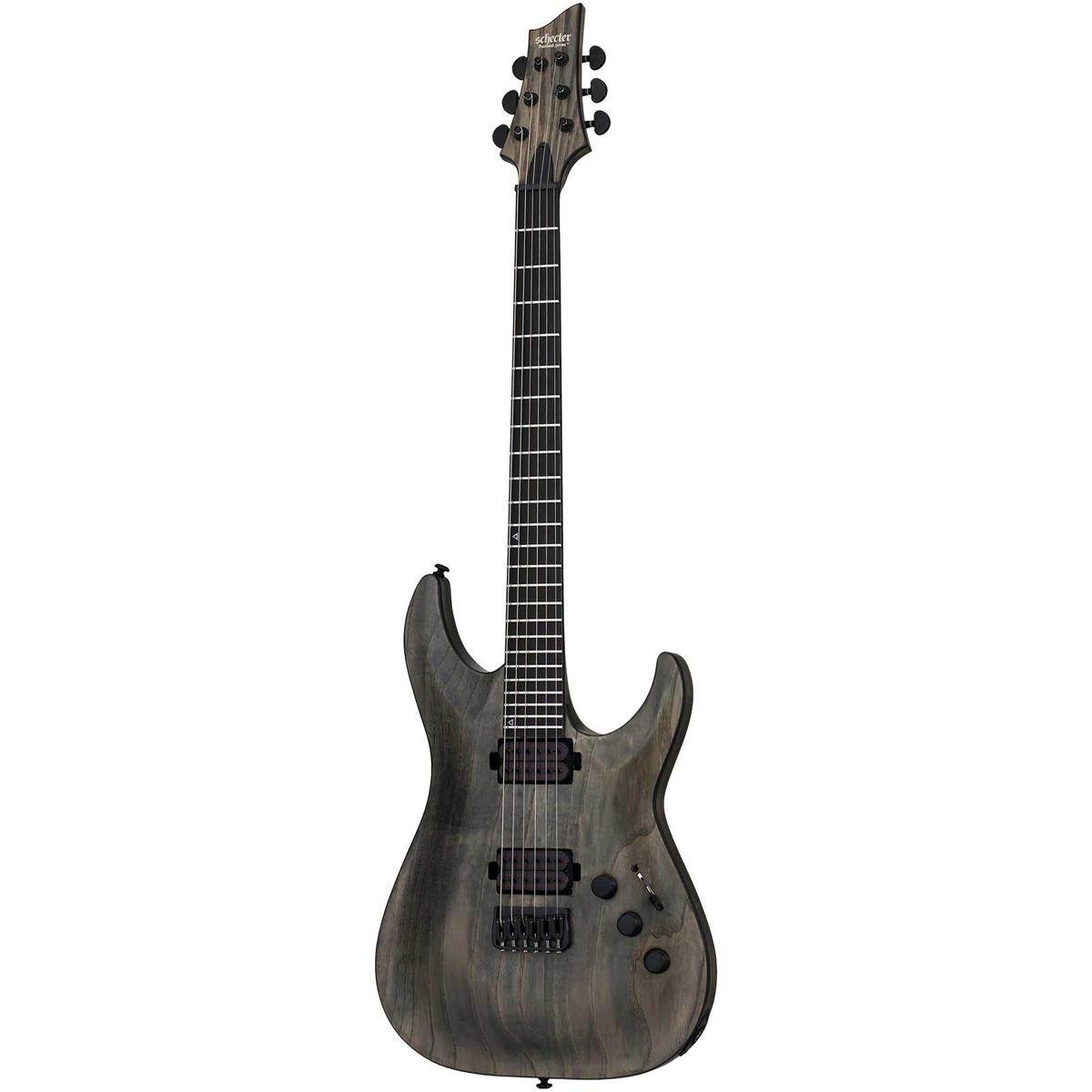 Schecter C-1 Apocalypse Solid-Body Electric Guitar, Ebony Fretboard, Rusty Gray