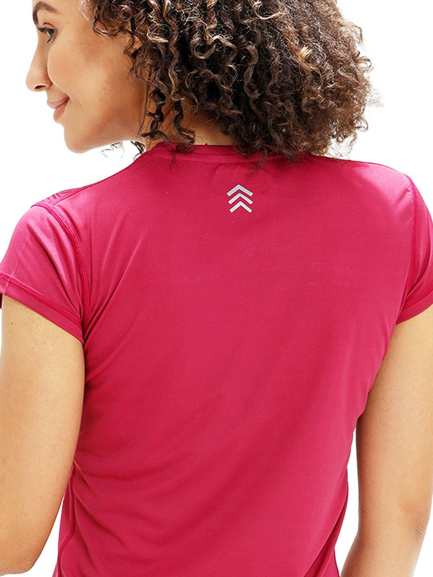 Shrey Light Purple Printed T-Shirt