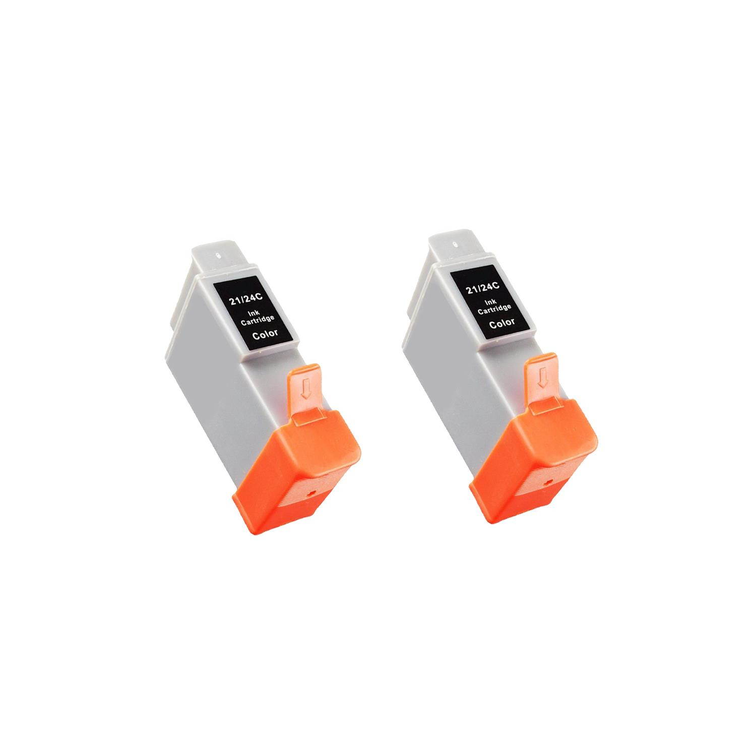 Compatible New York Toner 2 Pack Of Canon CAN-BCI-21/24C Ink Cartridge - Color