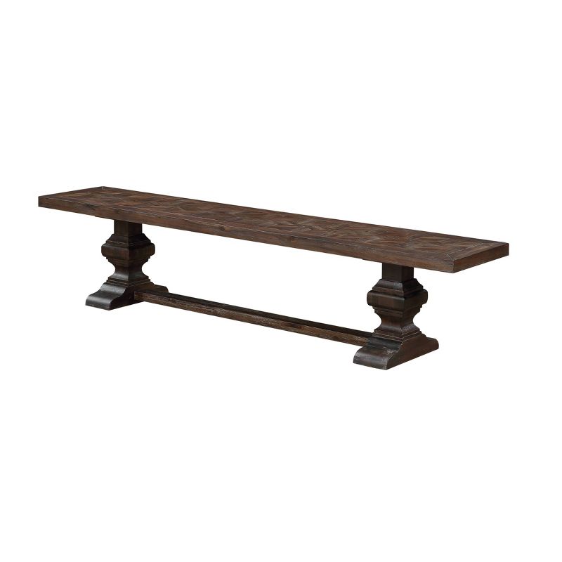 Marquette Classic Dining Bench Brown - Treasure Trove Accents