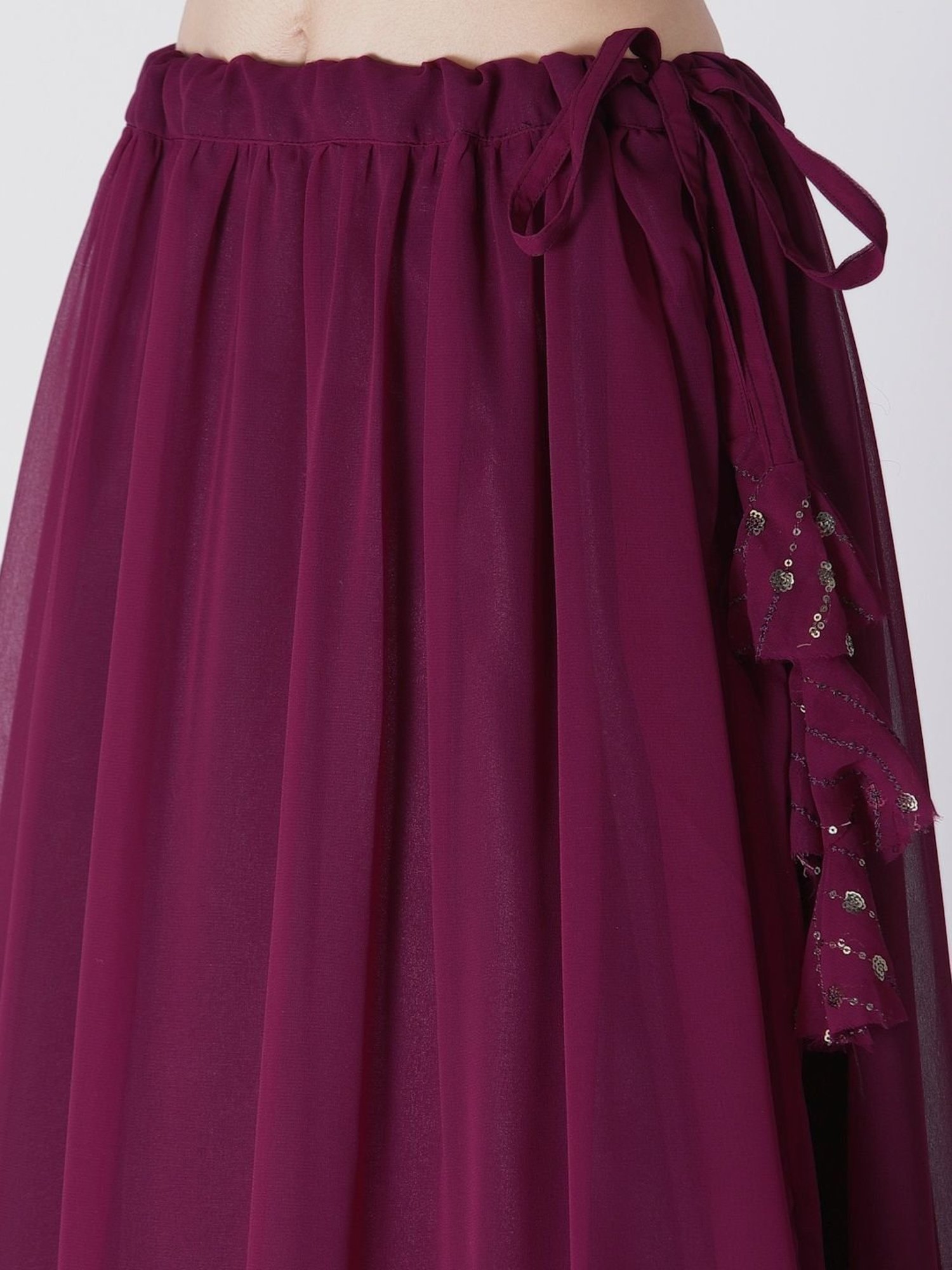 Studiorasa Purple Regular Fit Skirt