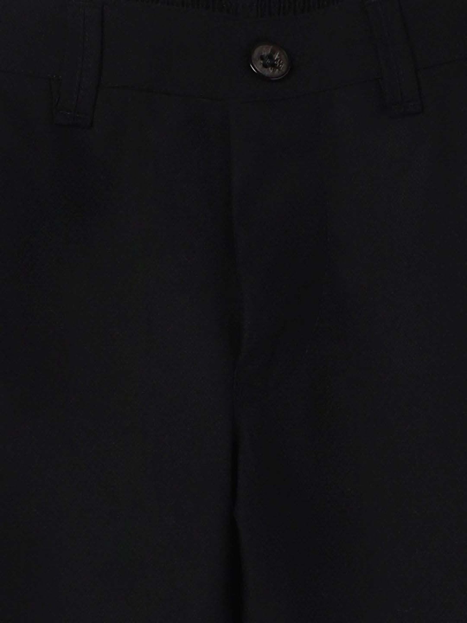 Blue Giraffe Boys Black Textured Full Sleeves Waistcoat Set