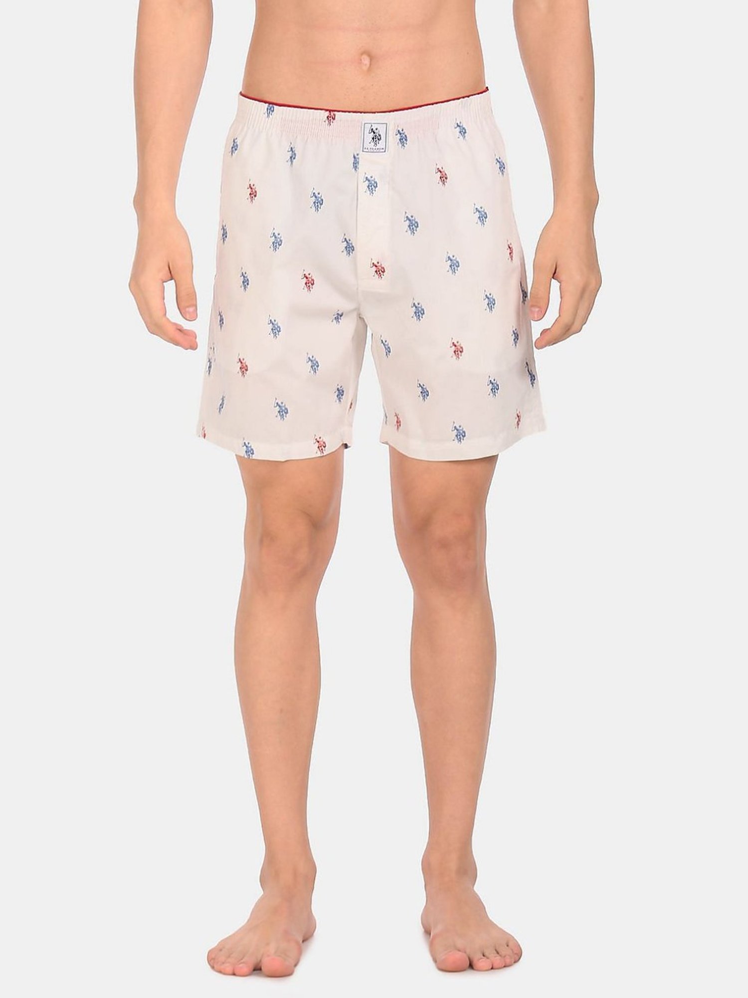 U.S. Polo Assn. Beige Regular fit Printed Boxers