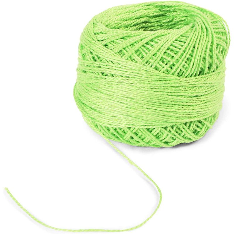 Bright Creations 15 Pack Cotton Embroidery Crochet Thread Balls for Cross Stitch, Needlepoint