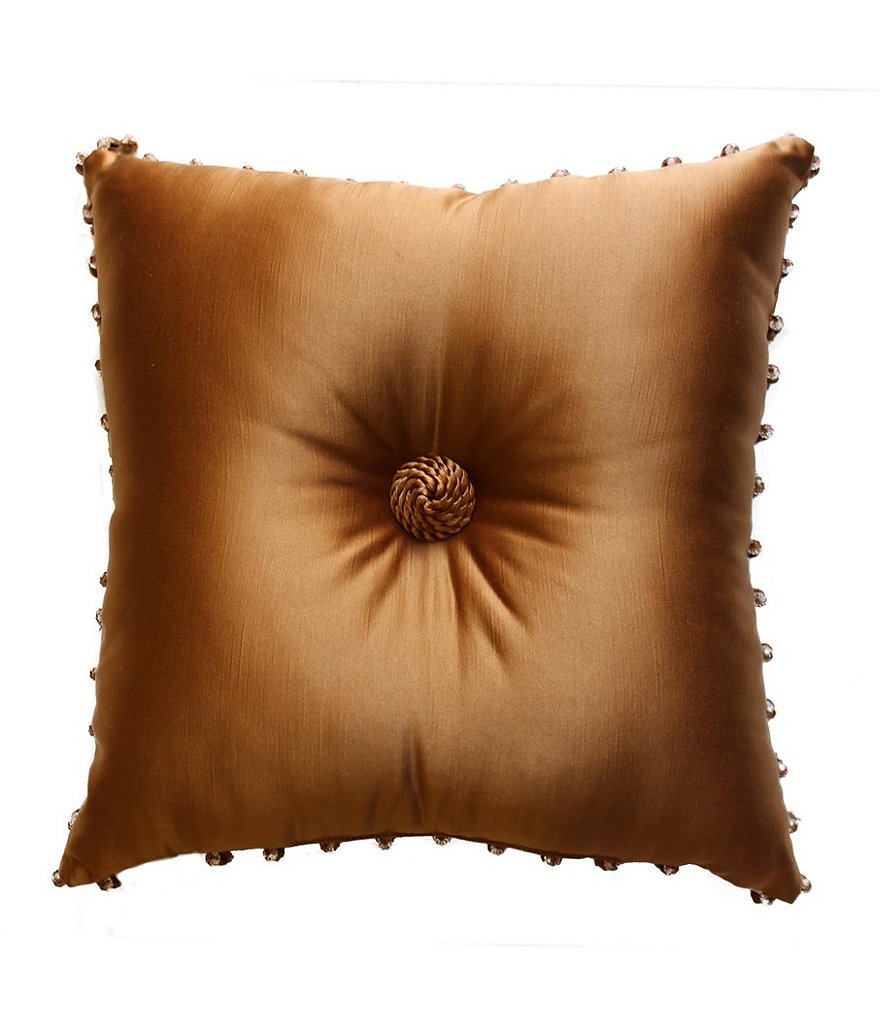 Austin Horn Classics Lismore Gold Square Pillow